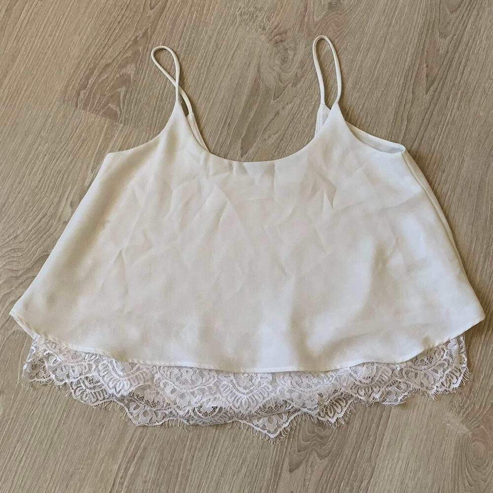 Harlowe & graham lace crop Tank Top